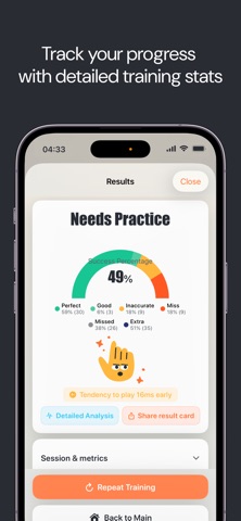 RHYTHM CHALLENGE – Metronome Screenshot 5 of 6