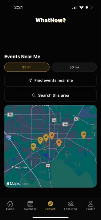 WhatNow Calendar screenshot 1