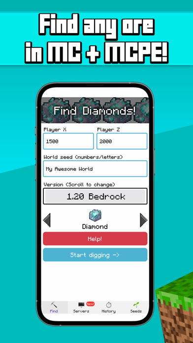 Find Diamonds! Minecraft Oresのおすすめ画像1