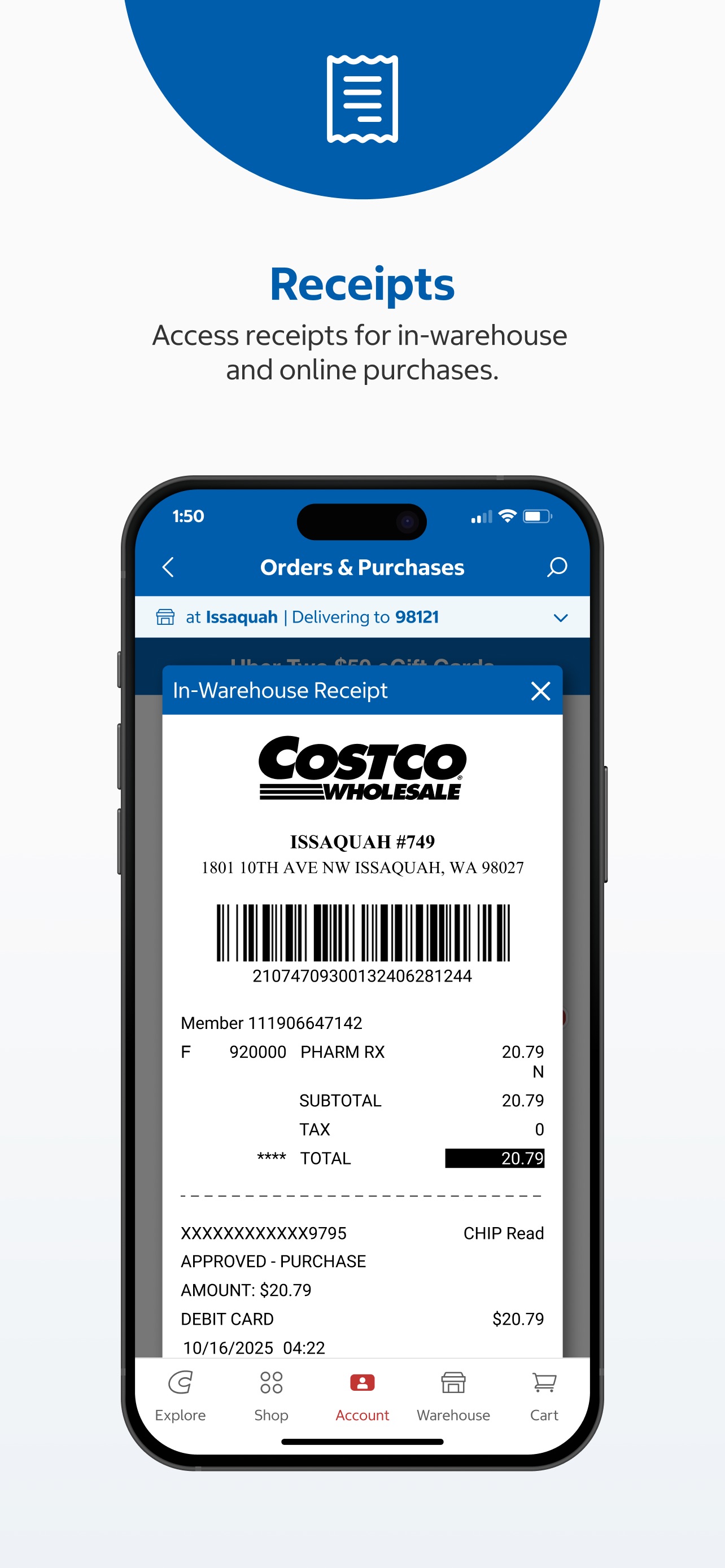 Costco screenshot 4