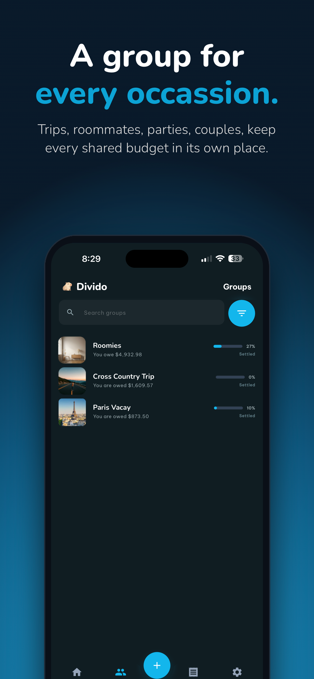 Divido - Group Expense Tracker