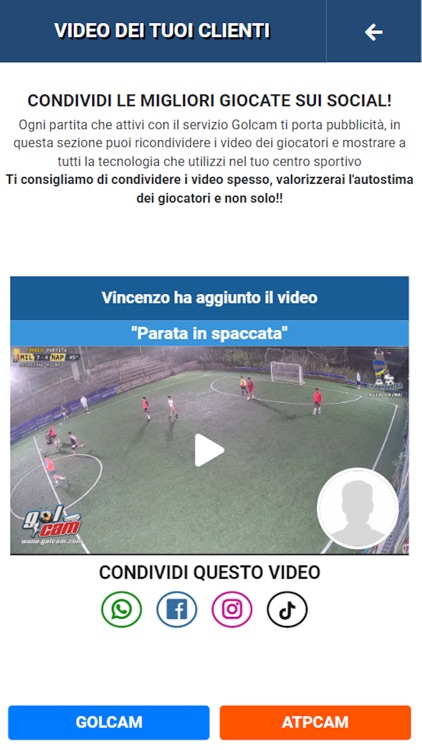 Golcam - Centri Sportivi screenshot-3