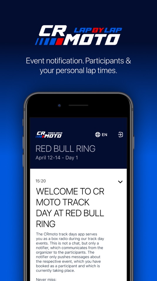 #1. CR Moto - Lap by Lap (iOS) Av: CR Moto
