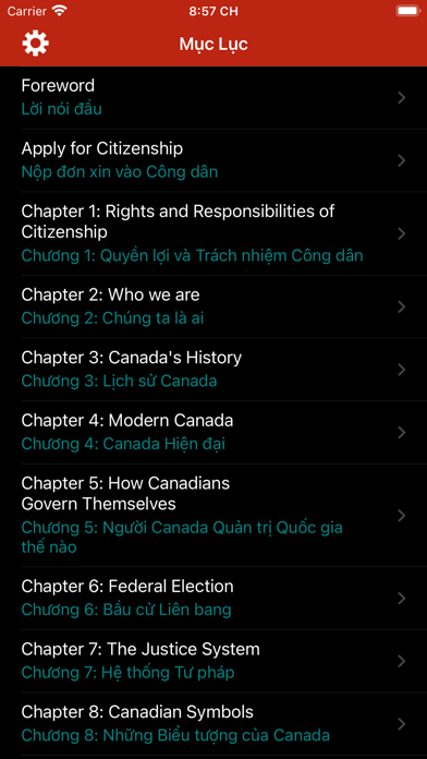 Screenshot #3 pour English-Vietnamese Citizenship