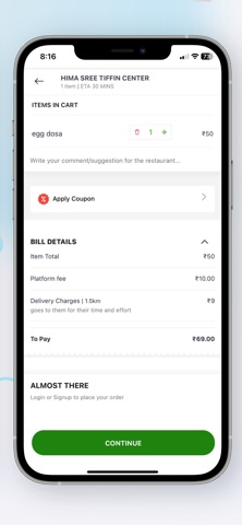 Marso - Food Delivery screenshot