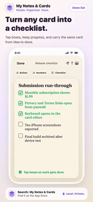 My Notes & Cards screenshot 4