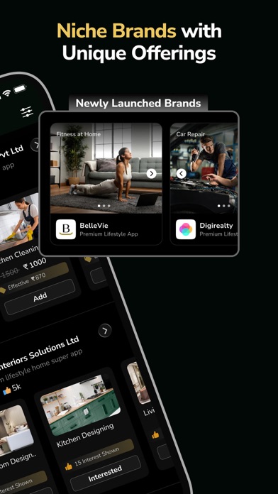 BelleVie Premium Lifestyle App Screenshot