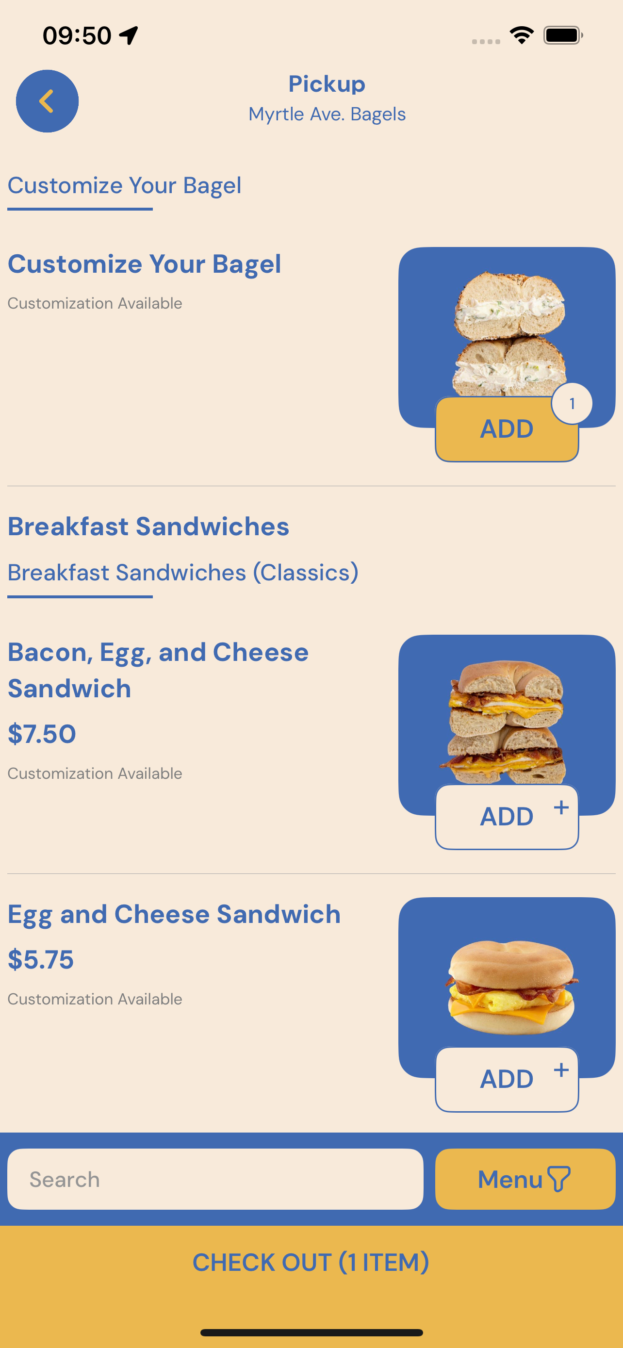 Myrtle Ave Bagels screenshot 3