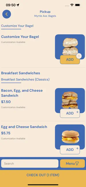 Myrtle Ave Bagels screenshot 3