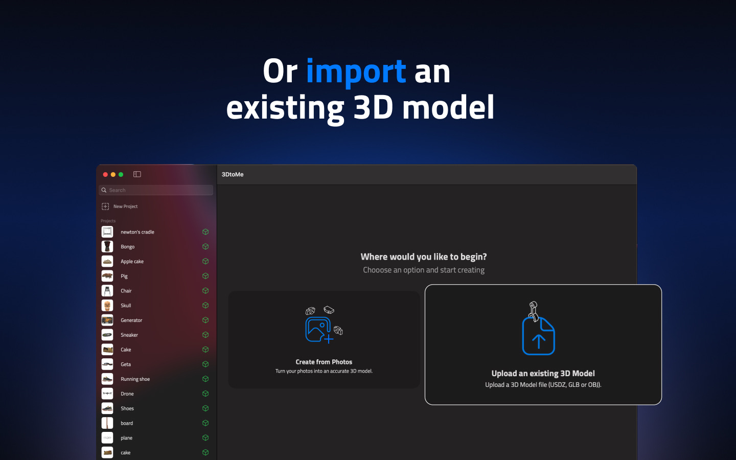 3DtoMe - Spatial 3D Studio
