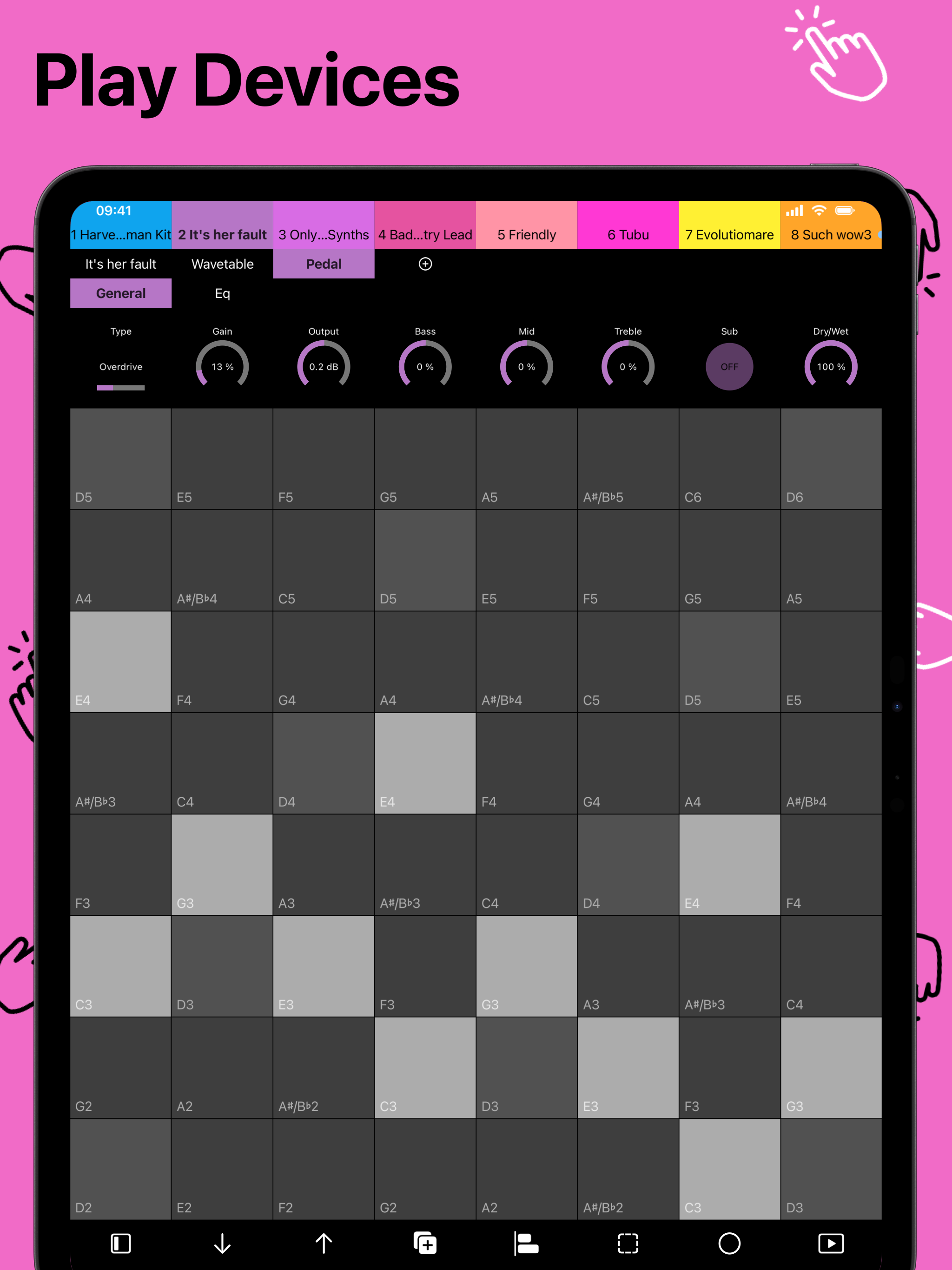 7III Tap: Live MIDI Controller