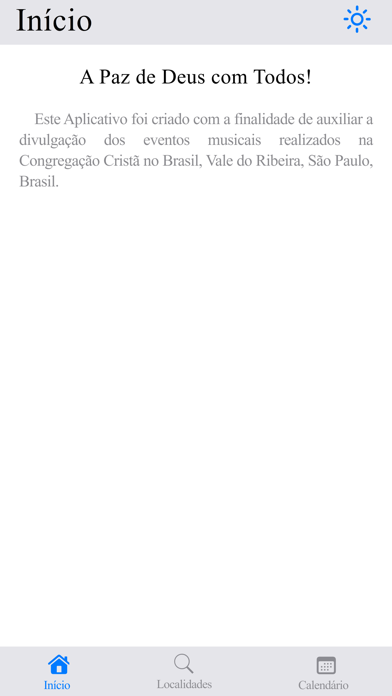 Vale do Ribeira Musical Agenda Screenshot