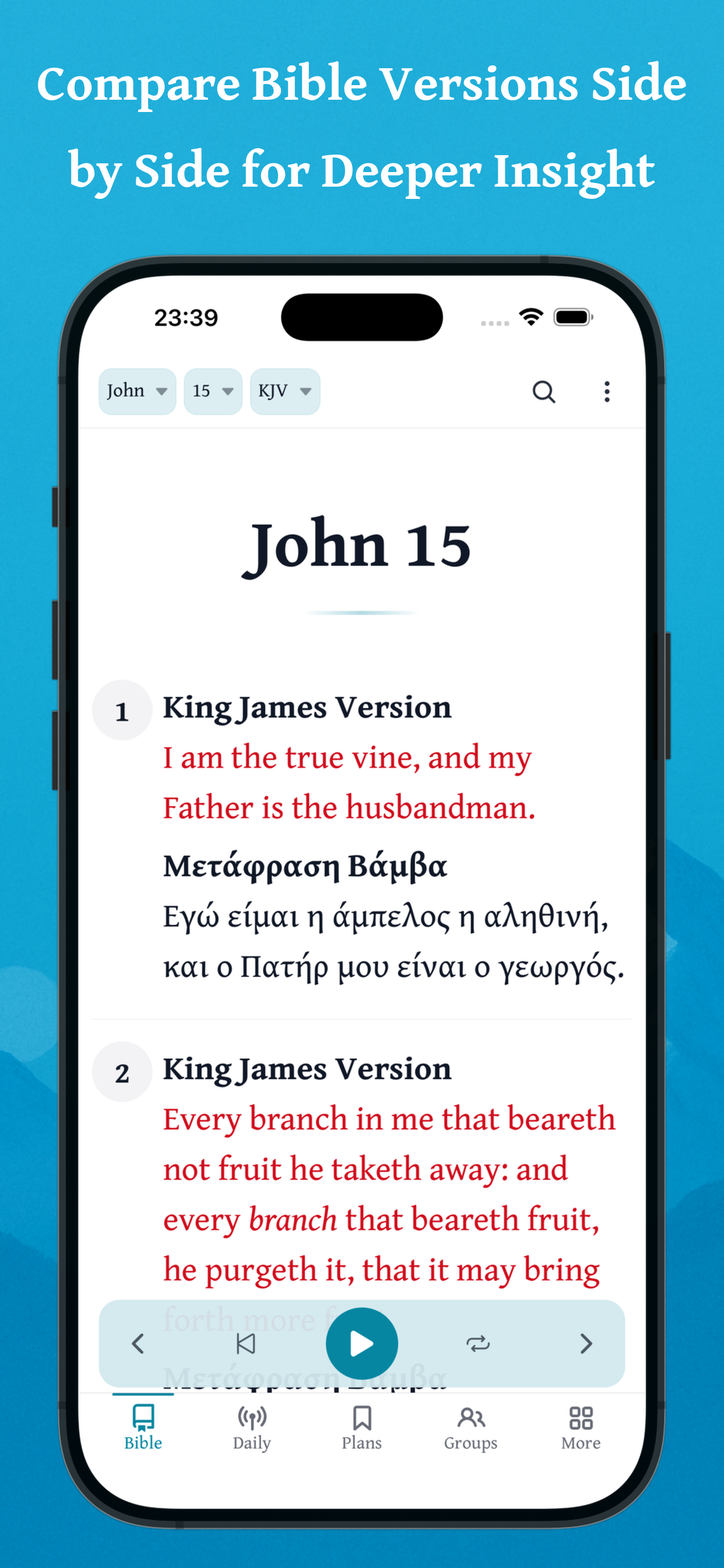 Daily Bible - Offline & Audio screenshot 5