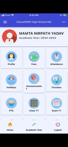 EdusoftERP High School INS screenshot