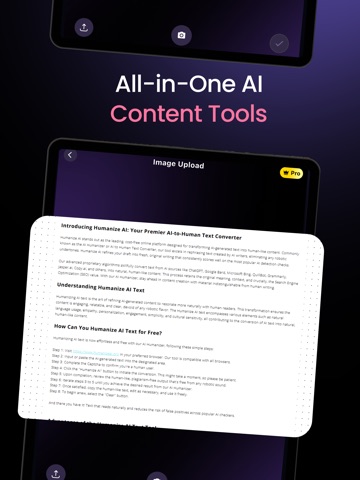 AI Humanizer-OCR,Image to text iPad screenshot