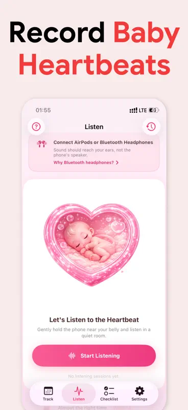 Hear Baby Heartbeat - BabyBeat screenshot 2 of 6