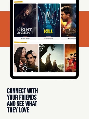 Matinee: Movie & TV Tracker iPad screenshot