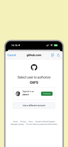 GitFS: GitHub File Browser Screenshot 5 of 7