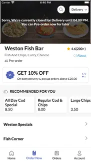 weston fish bar. iphone screenshot 3