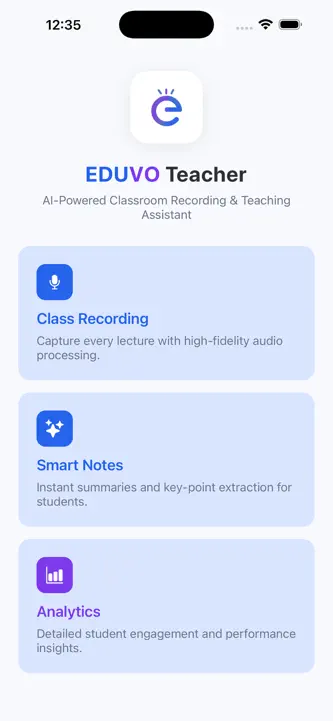 Eduvo Teacher screenshot 1
