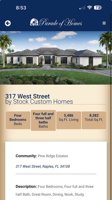 Parade of Homes Naples Screenshot