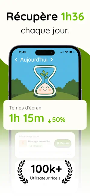 Detox - Bloqueur d'Apps iPhone screenshot 1