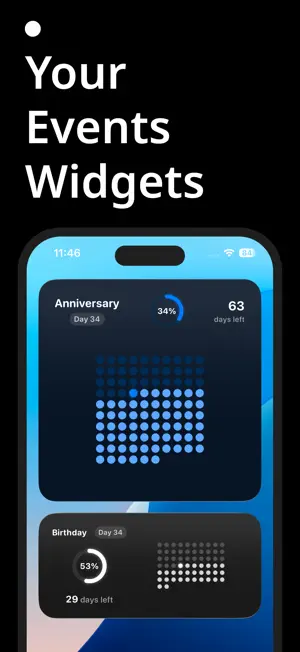 Dale: Countdown & Year Tracker screenshot 2