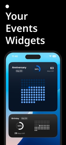 Dale: Days Left & Year Tracker Screenshot 2 of 5