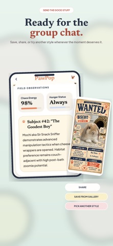 PawPop: AI Pet Poster Maker screenshot