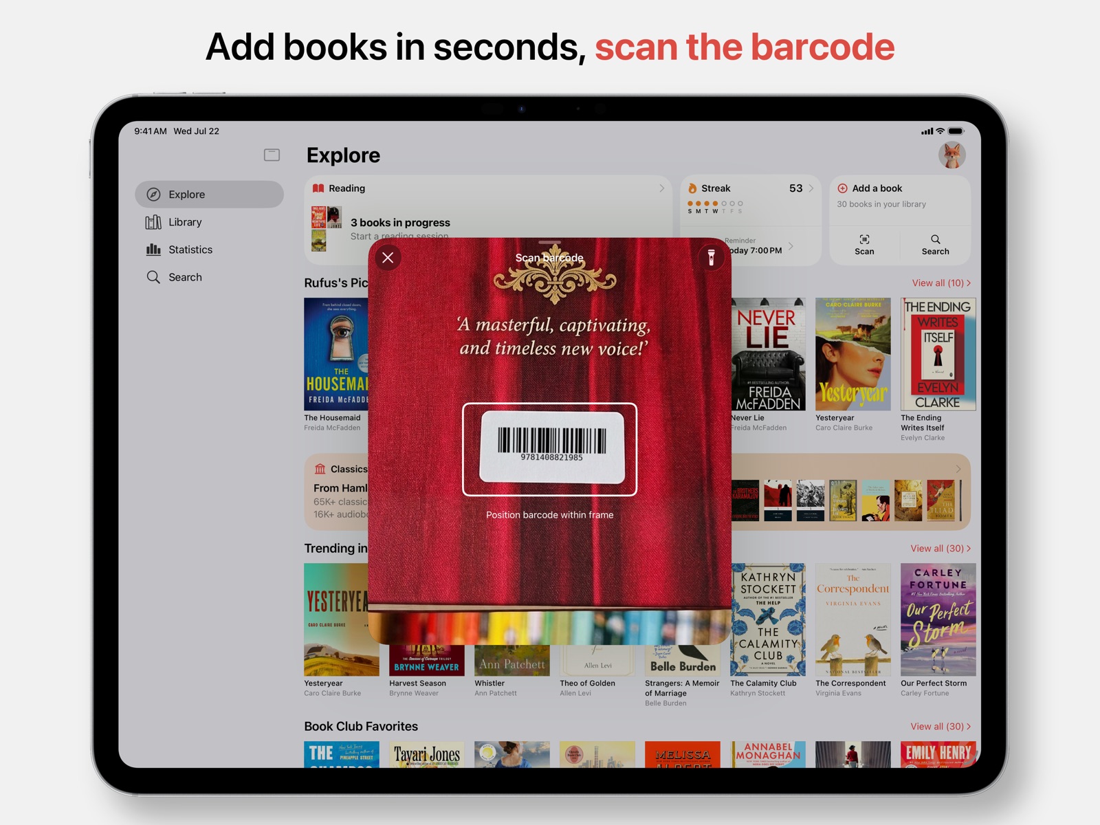 Must Read – The Book Tracker ipad screenshot 4