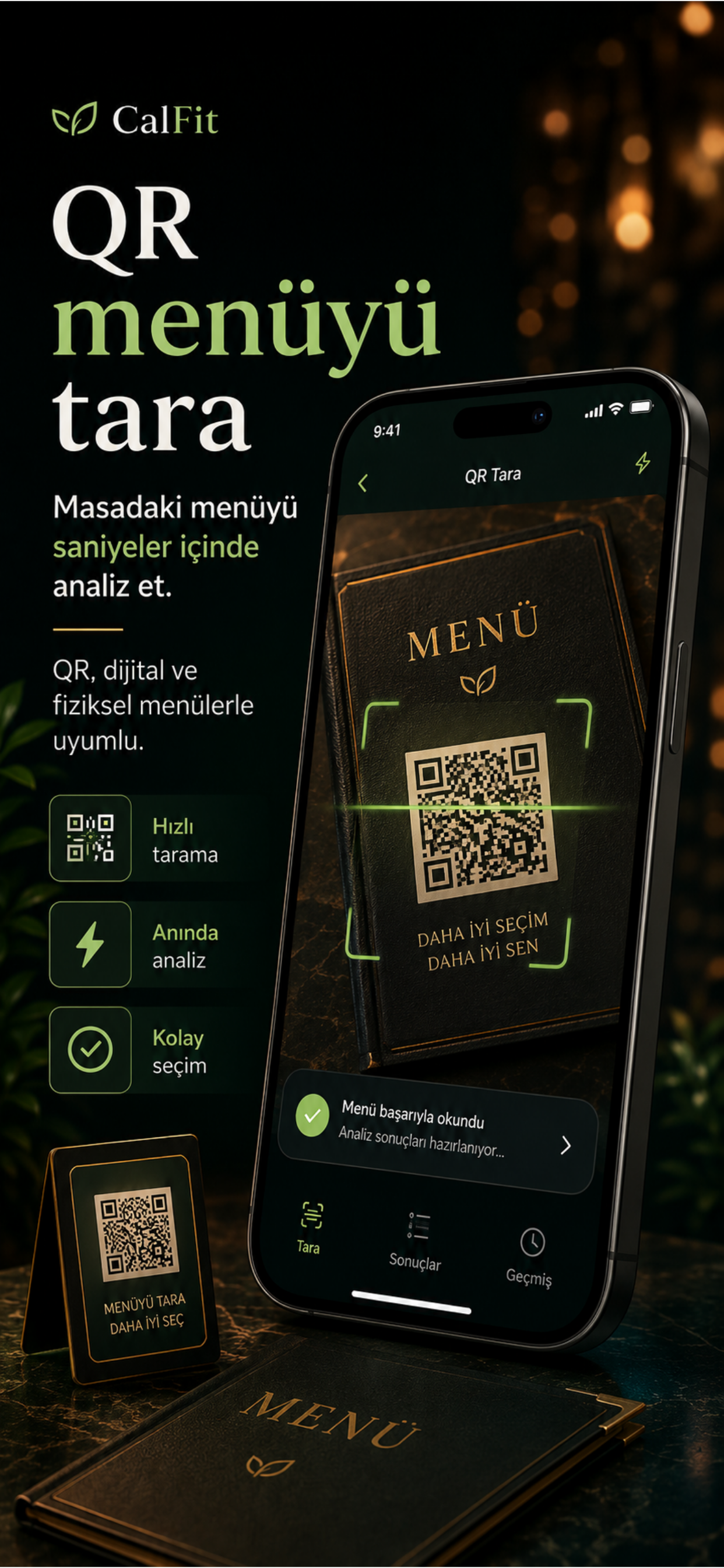 CalFit Menu Analyzer