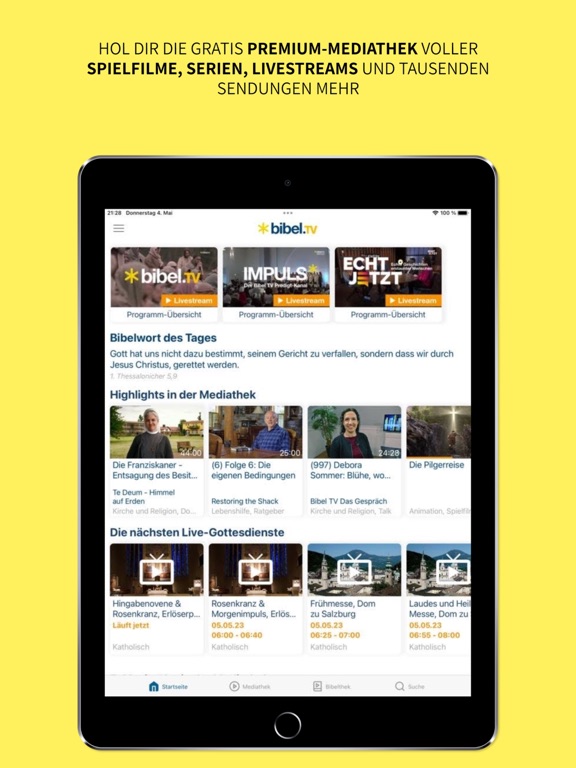 Screenshot #6 pour Bibel TV App