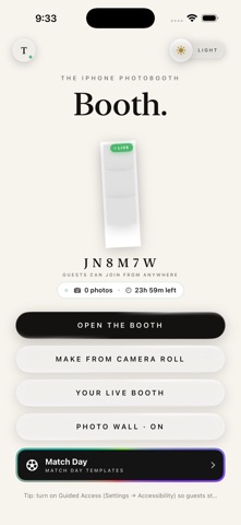 BOOTH: LIVE EVENT PHOTOBOOTH screenshot