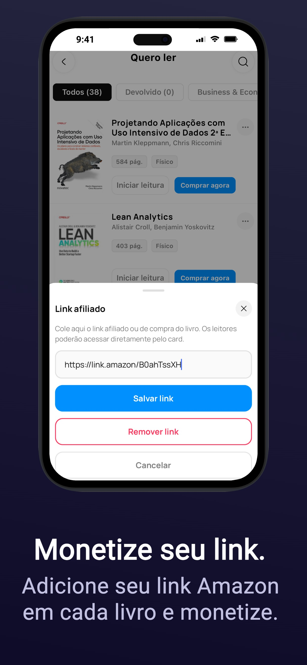 Lendo - Monetize sua estante screenshot 5