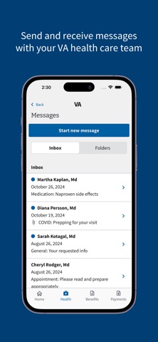 VA: Health and Benefits iPhone screenshot