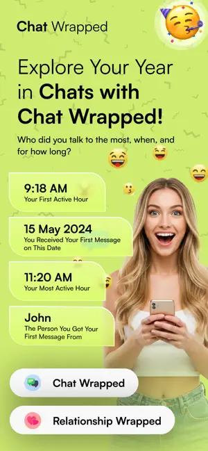 Chat Wrapped - Message Recap screenshot 1