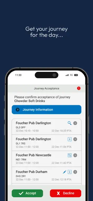 Microlise SmartPOD screenshot 4