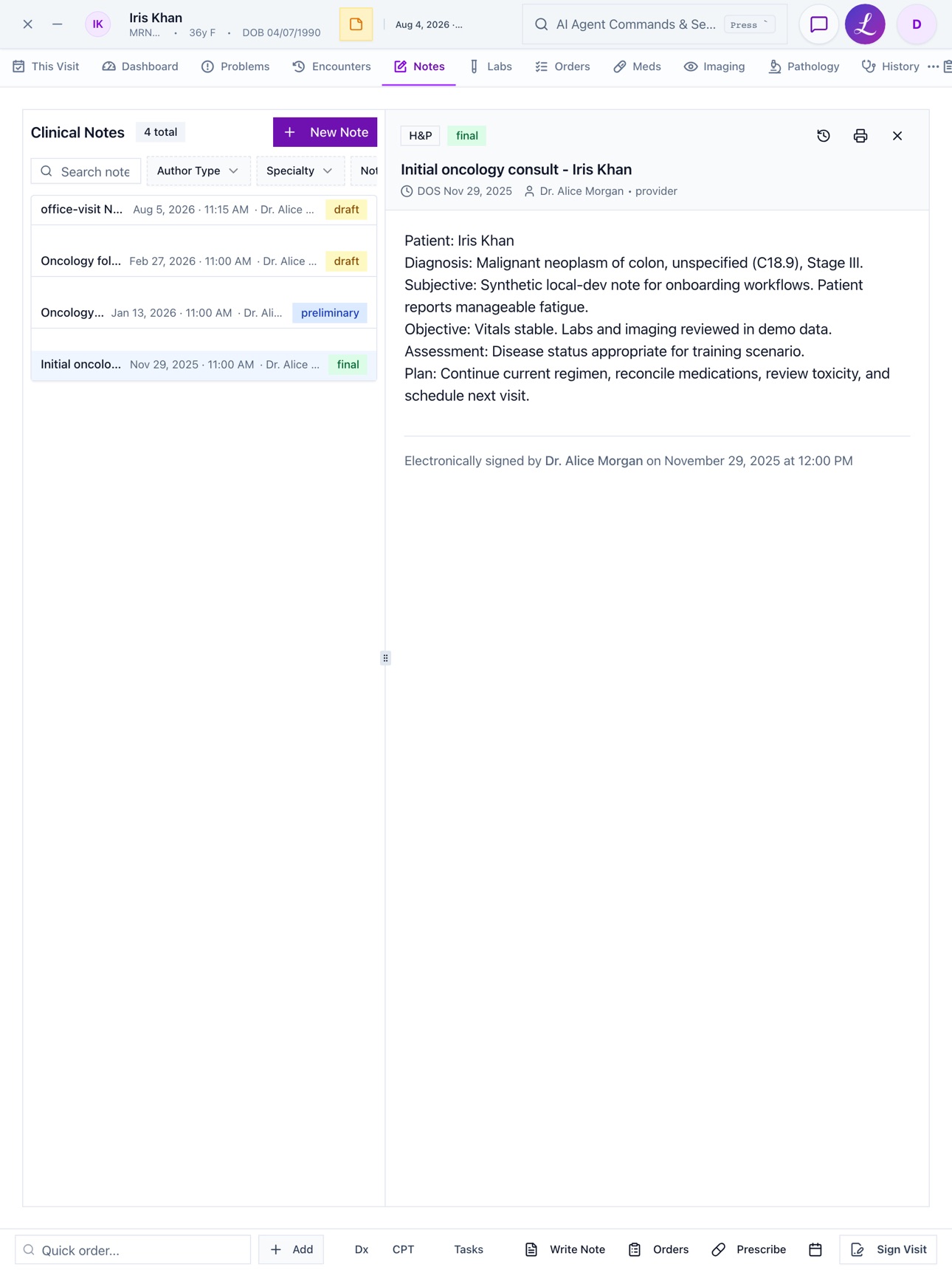 Screenshot 6 of Wavera Health EMR