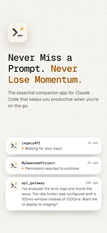 Claude Code Notifier Companion screenshot 1 of 5