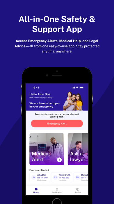 TRIUNE - The Alert System iPhone screenshot 1 - Business app