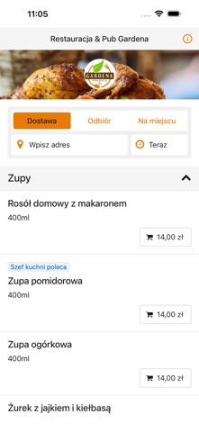 Restauracja & Pub Gardena screenshot
