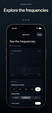 Decibel Meter: dB & Noise, capture d'écran 3
