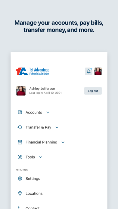 1st Advantage Mobile Banking Screenshot 4 of 4