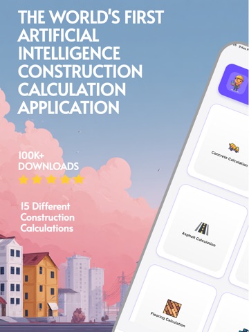 Construction Calculator Al - iPad screenshot