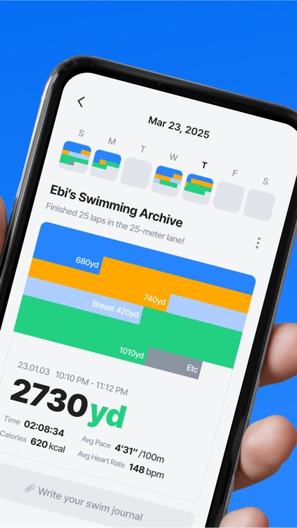 Swim Routine Tracker - Syeong