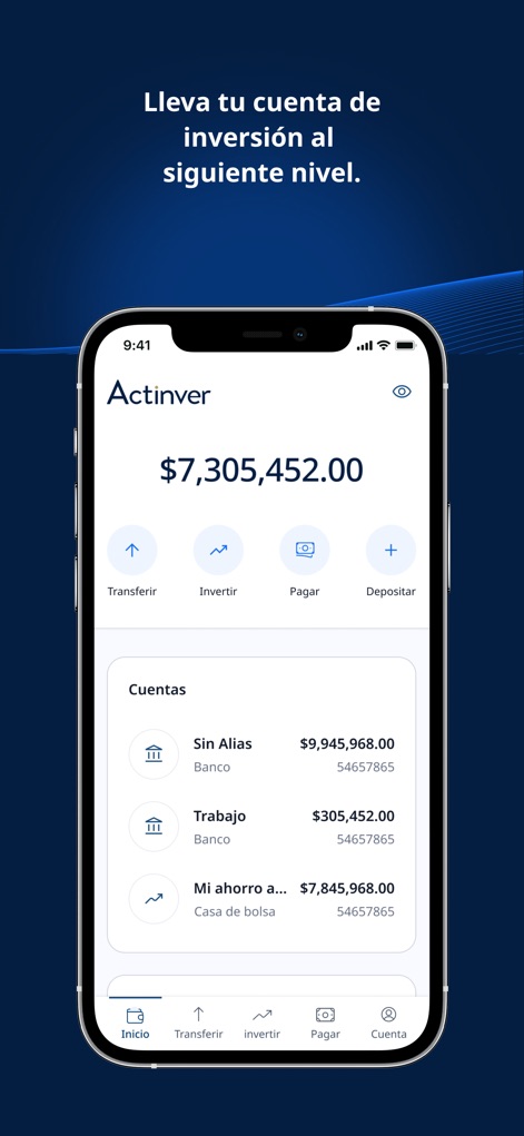 Actinver - actinver-mobile-app-investment-dashboard