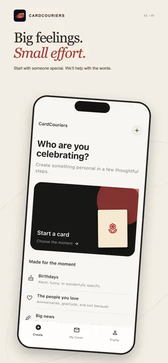 CardCouriers screenshot 1