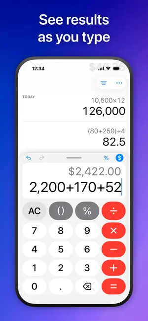 Dash Calc: Simple Fast Math screenshot 3