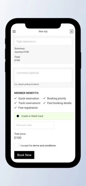 transfers2airport.be screenshot 4