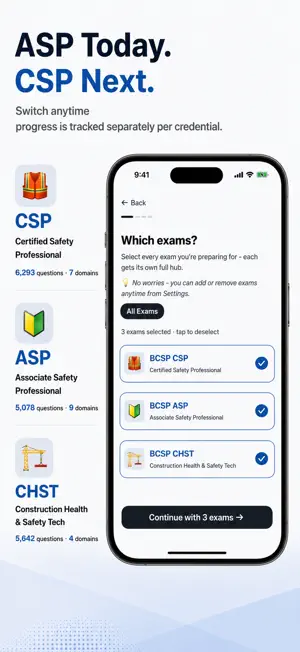 BCSP Exam Prep: CSP ASP CHST screenshot 1
